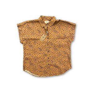 NWT Marine Layer Dana Shirt in Abstract Cheetah Print M
